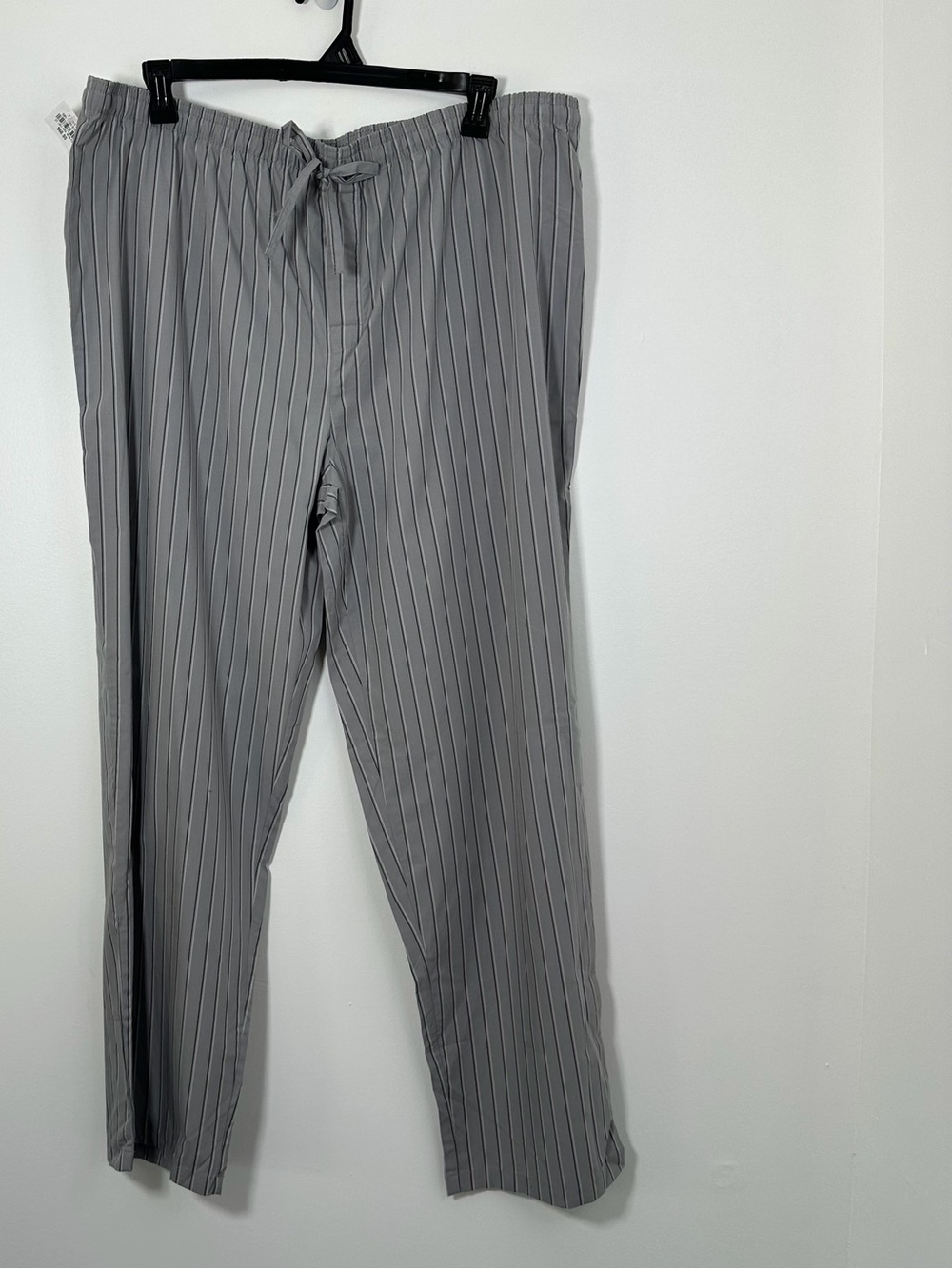 Stafford Men’s XXL Gray Striped Sleep Pants Cotton Modal Pajama Lounge